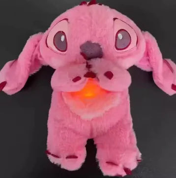 2024 New Lilo & Stitch Pink Plush Doll - Kawaii Soothing Toy