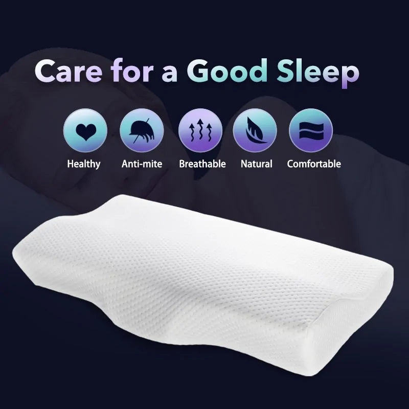 Memory Foam Bed Orthopedic Neck Pillow