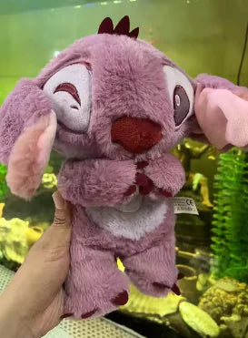 2024 New Lilo & Stitch Pink Plush Doll - Kawaii Soothing Toy